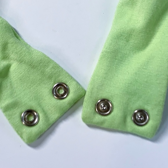 Naked Wardrobe Lime Green Cutout Long Sleeve Bodysuit - Picture 12 of 12